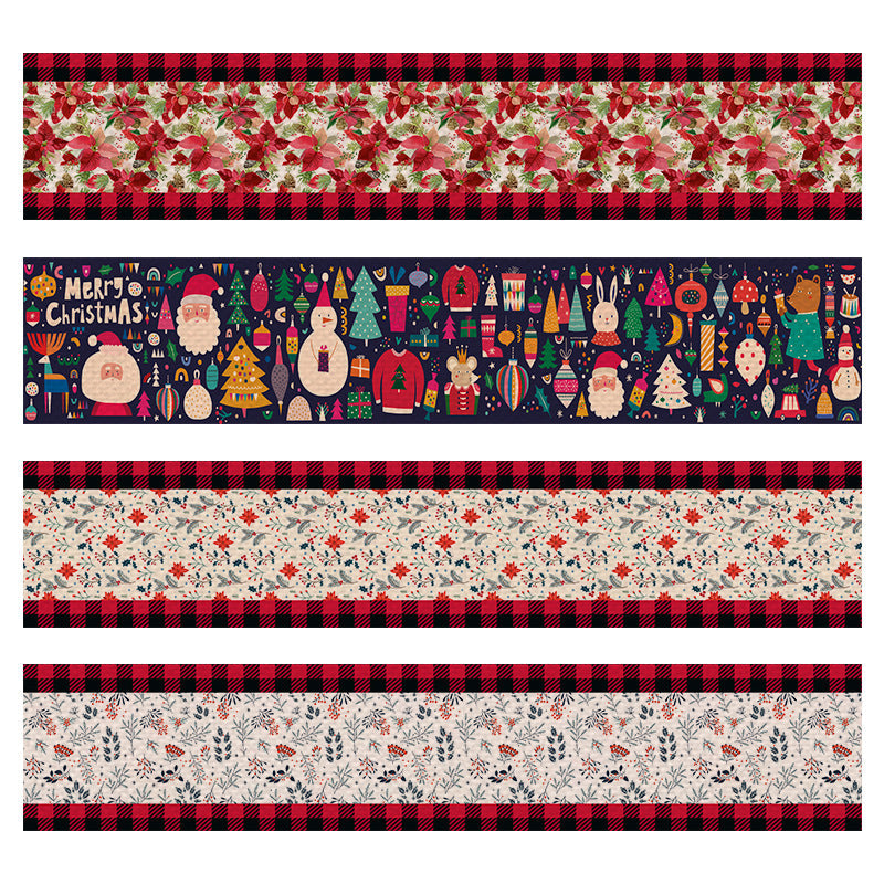 Christmas Tablecloth, Floral Pattern