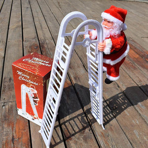 Christmas Santa Claus Stair Climbing Toy