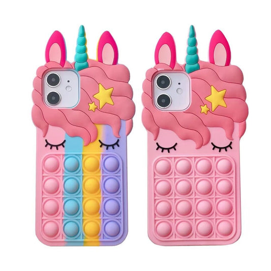 Fidget Pop It Unicorn Phone Case