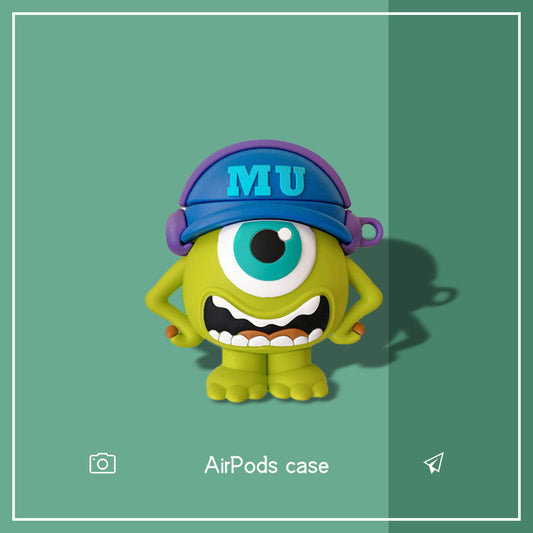 Green  Big-eye Monster AirPods Case