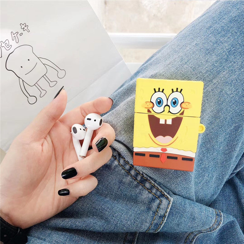 Cartoon Spongebob AirPods Case