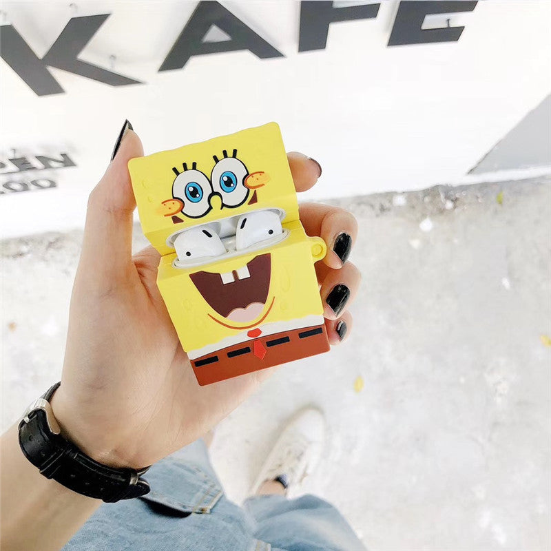 Cartoon Spongebob AirPods Case