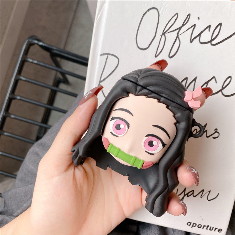 Cartoon Kamado Nezuko AirPods Case