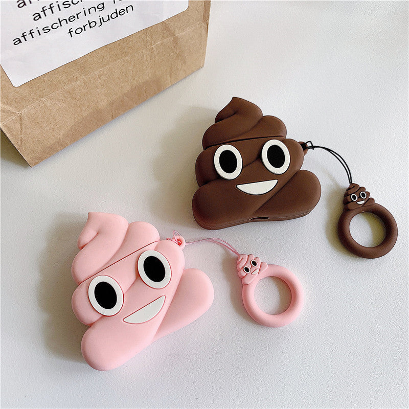 Cute Poo-shape AirPods Case