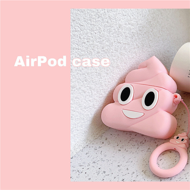 Cute Poo-shape AirPods Case