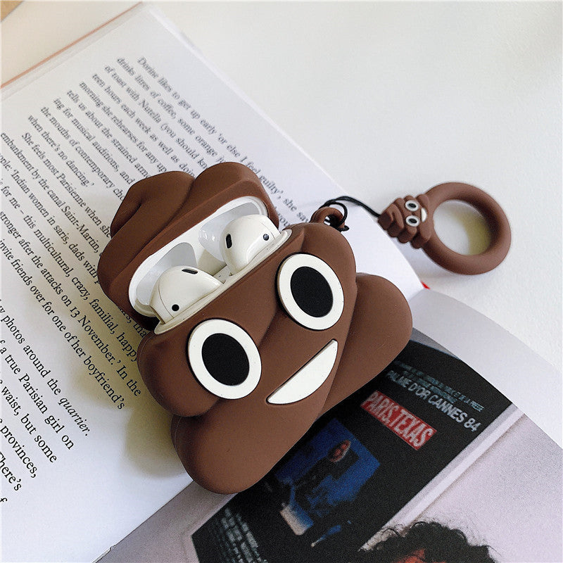 Cute Poo-shape AirPods Case