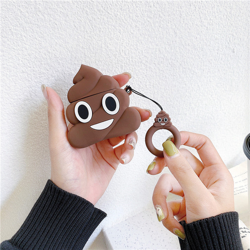 Cute Poo-shape AirPods Case