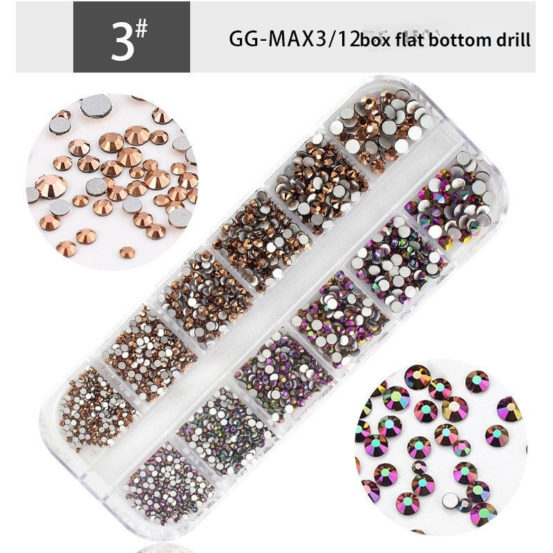 Nail Diamond Decoration flat bottom diamond decoration