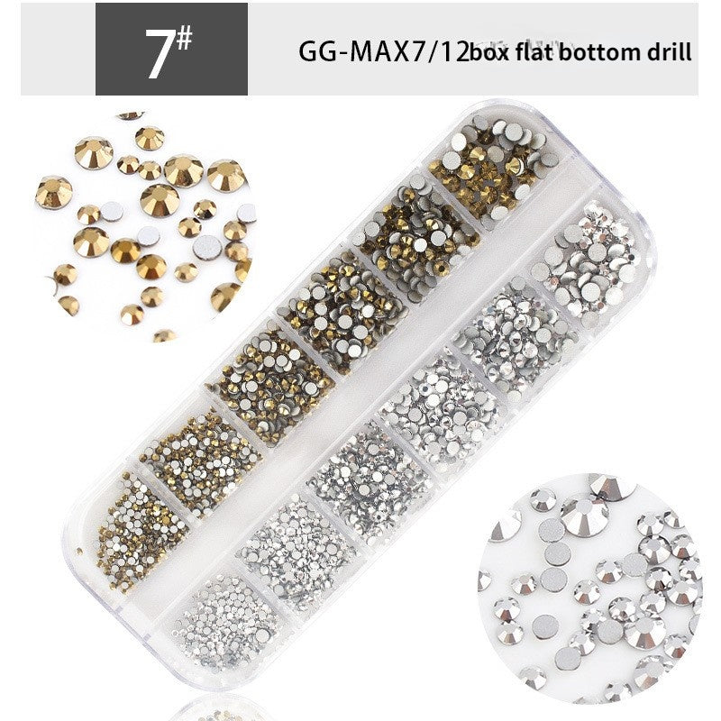 Nail Diamond Decoration flat bottom diamond decoration