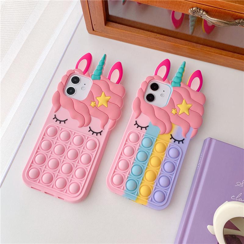 Fidget Pop It Unicorn Phone Case