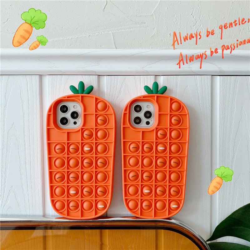 Fidget Pop It Carrot Phone Case