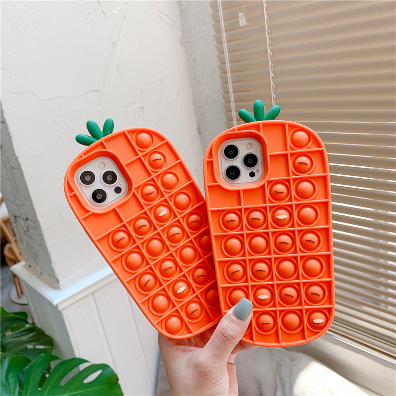 Fidget Pop It Carrot Phone Case