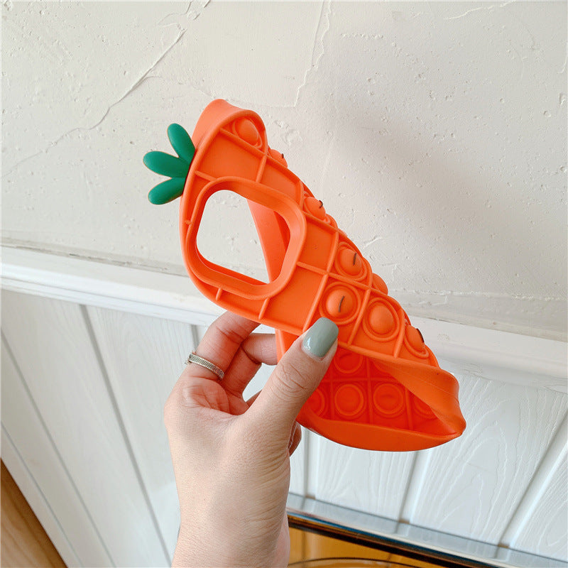 Fidget Pop It Carrot Phone Case