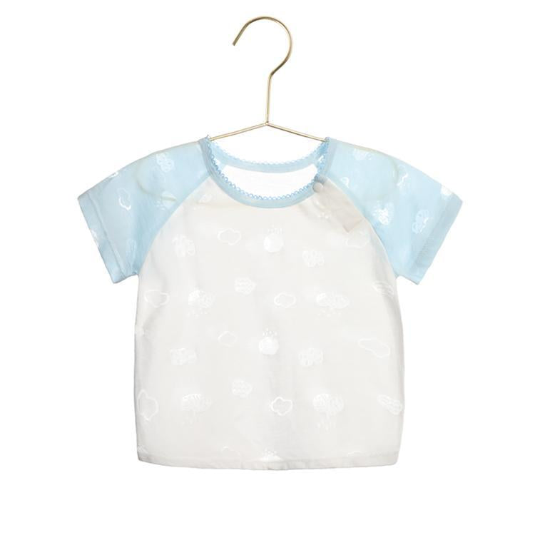 Light and Breathable Baby Short Sleeve T-Shirt in Summer