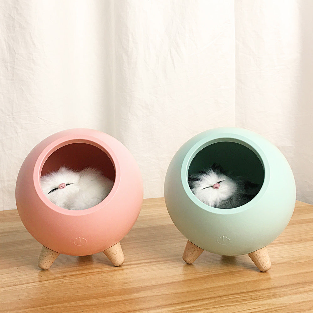 Cute Cat House Night Light