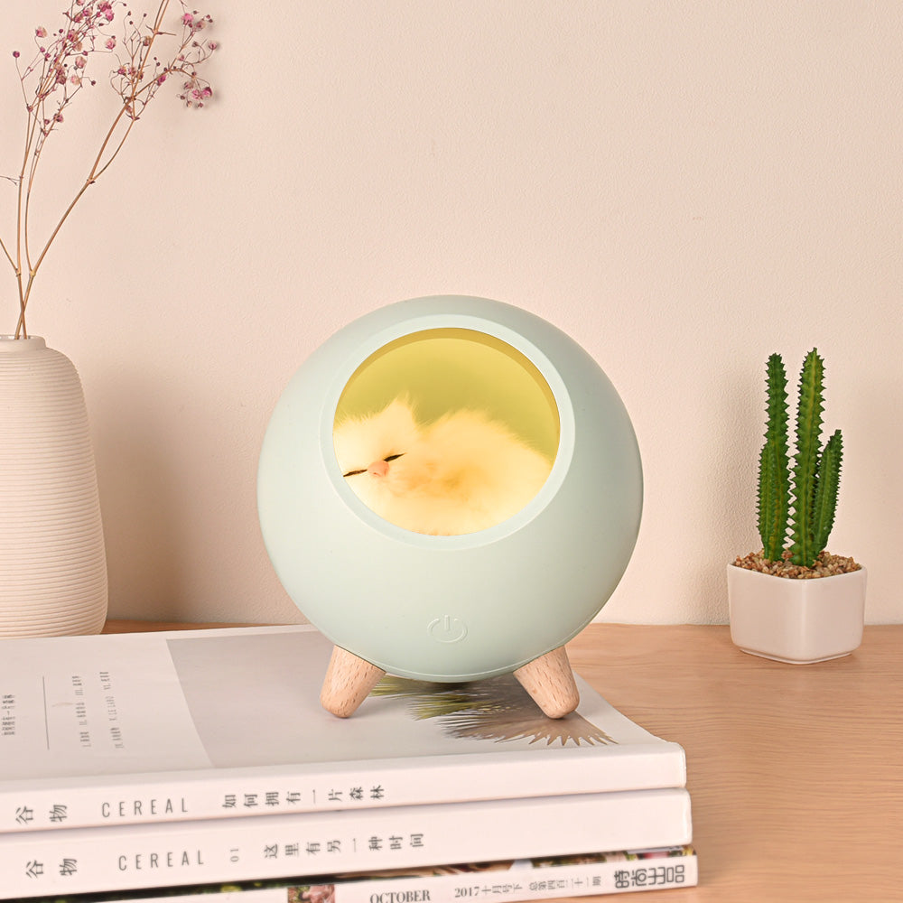 Cute Cat House Night Light